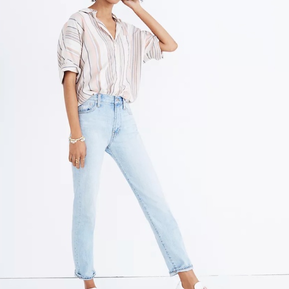 Madewell Courier Shirt in Aldwin Stripe - Picture 3 of 4